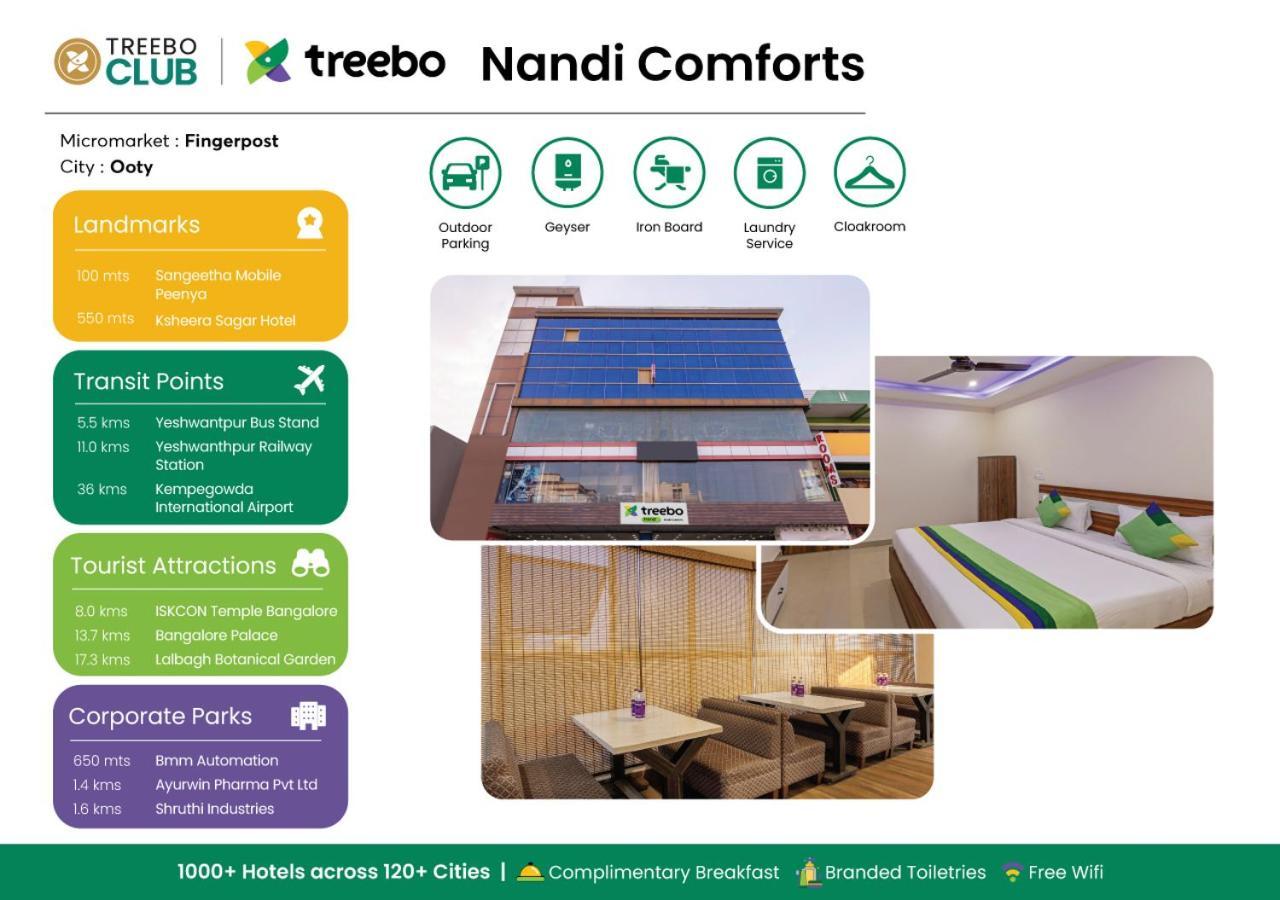Treebo Nandi Comforts, Peenya Bengalúr Exteriér fotografie